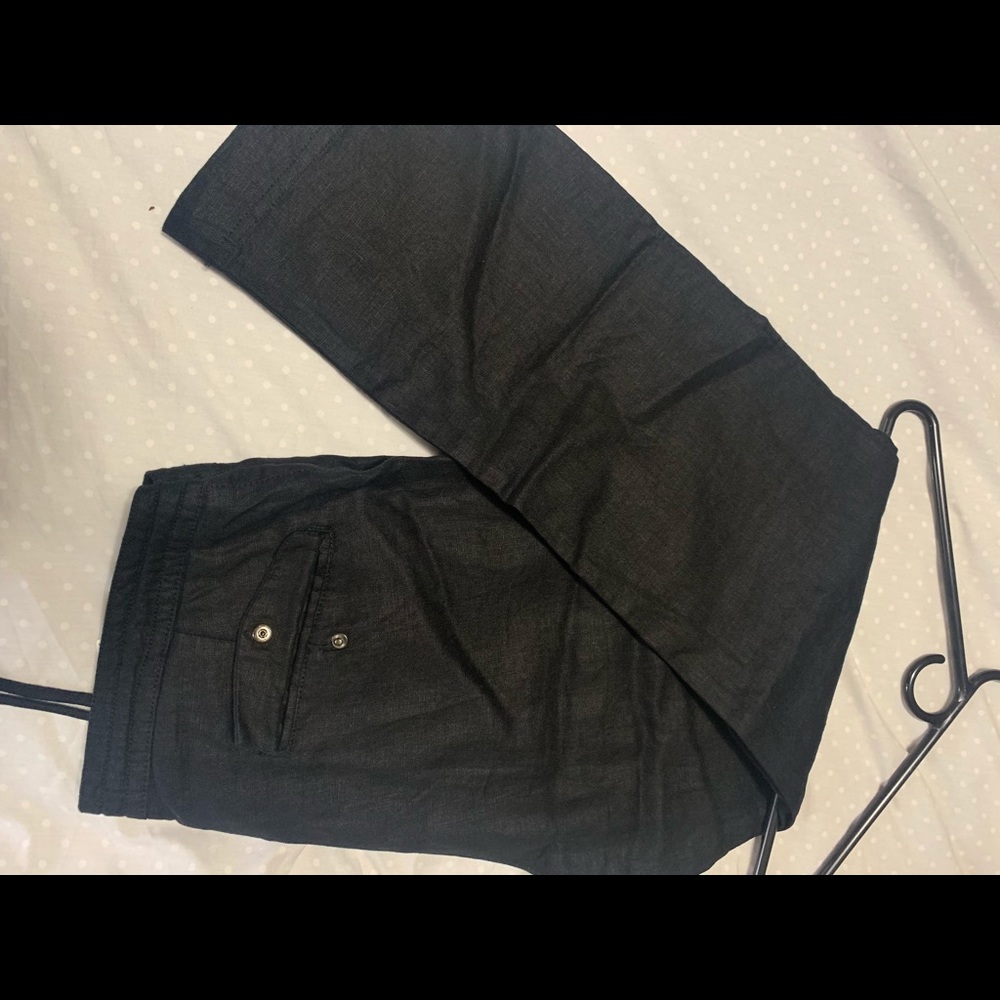 Black Linen Pants